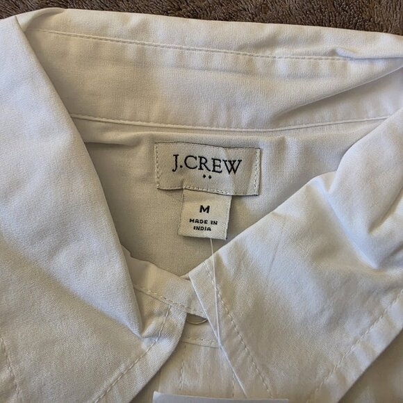 J.Crew Oversized White Button-Up Shirt NWT Size M - Picture 5 of 16